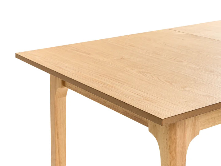 Extending Dining Table Light Ash Wood 160/200 cm 90 cm Landeros