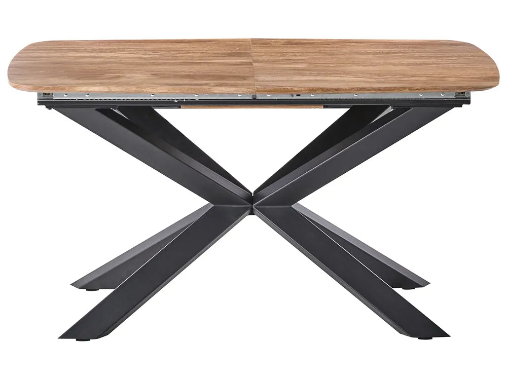 Extending Dining Table Brown 140/180 cm 90 cm Aryah