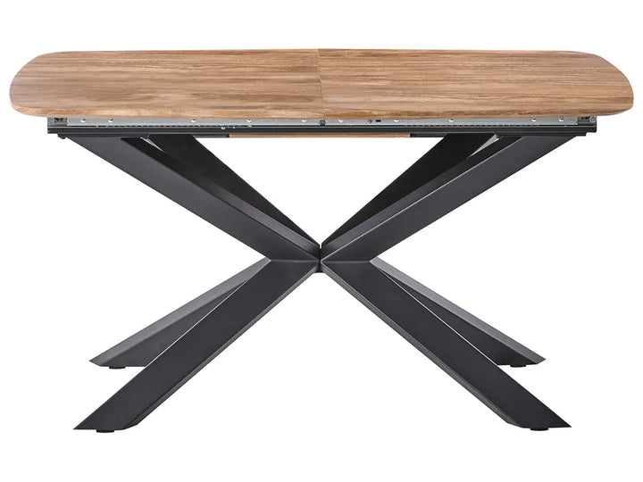 Extending Dining Table Brown 140/180 cm 90 cm Aryah