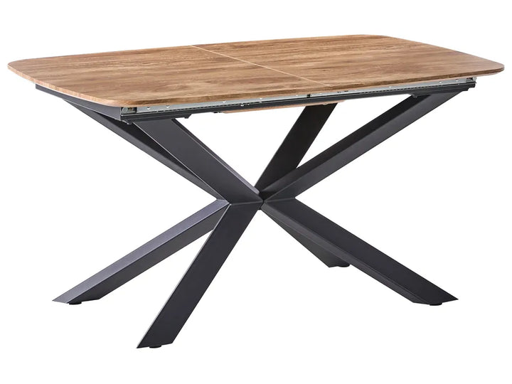 Extending Dining Table Brown 140/180 cm 90 cm Aryah