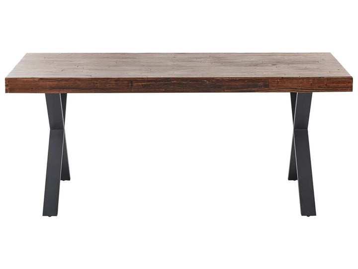 Dining Table Dark Brown 180 cm 90 cm Pine Wood Jolynn