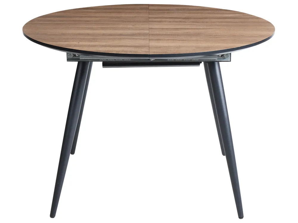Extending Dining Table Brown 110/150 cm 112 cm Christa