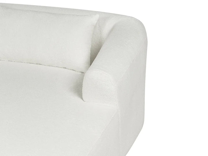 Corner Sofa 3 Seater Boucle Off-White Right Hand Cylar