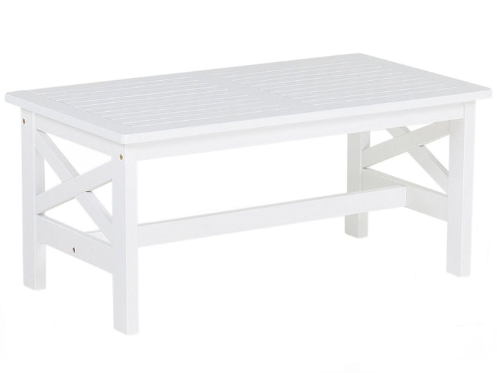 Baltic Garden Dining Table 55 cm 100 cm Acacia Wood White