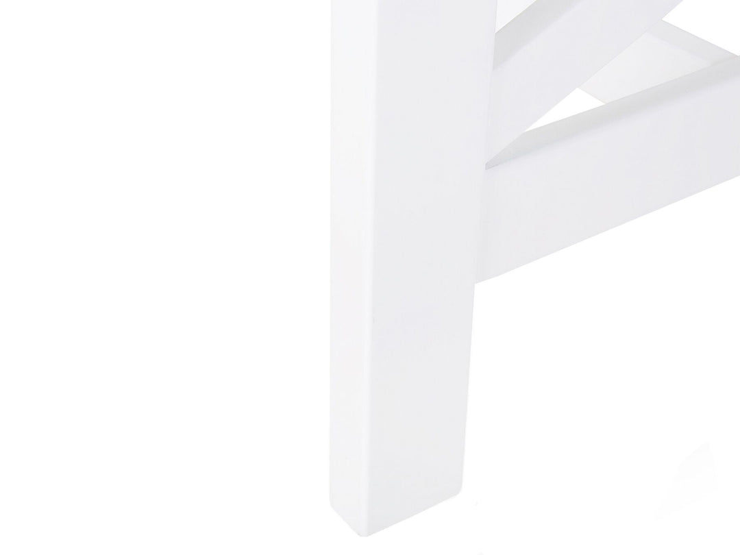 Baltic Garden Dining Table 55 cm 100 cm Acacia Wood White