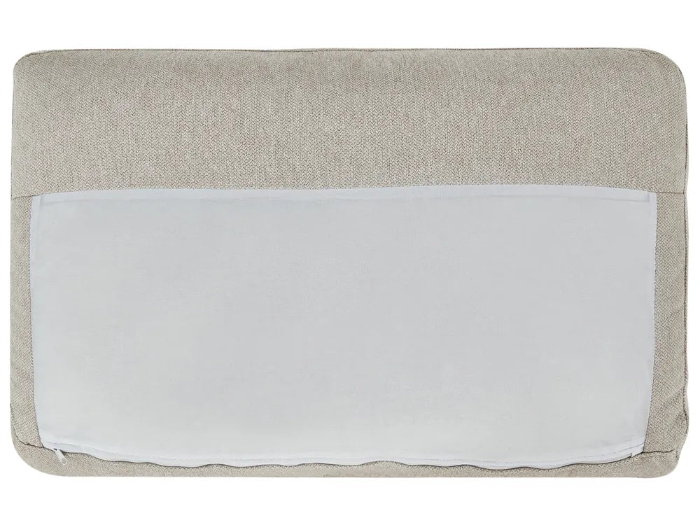 Corner Sofa 3 Seater Fabric Beige Left Hand Odriscoll