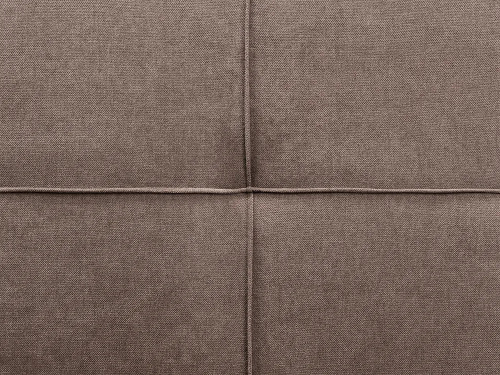 Sofa Bed 3 Seater Fabric Brown Savion