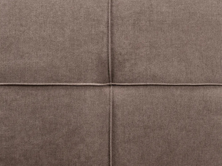 Sofa Bed 3 Seater Fabric Brown Savion