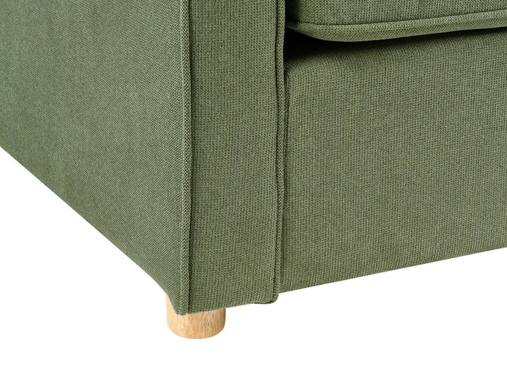 Sofa 3 Seater Fabric Green Tina