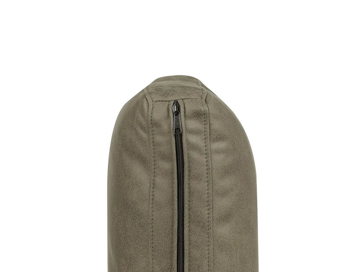 Sofa 3 Seater Faux Leather Green Jarrow