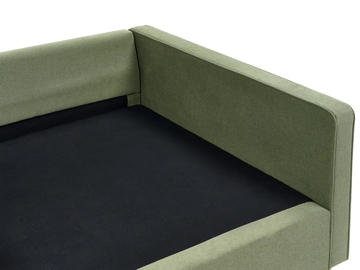 Sofa 3 Seater Fabric Green Tina