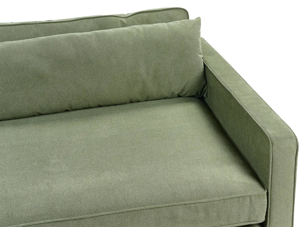 Sofa 3 Seater Fabric Green Tina