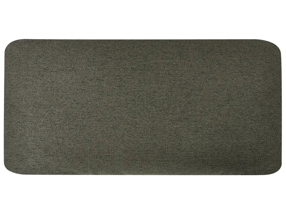 Sofa 3 Seater Fabric Dark Green Turner