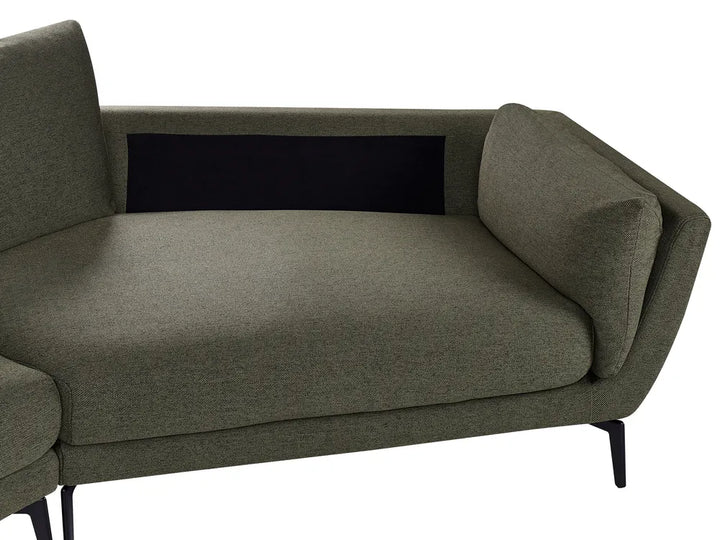 Sofa 3 Seater Fabric Dark Green Turner