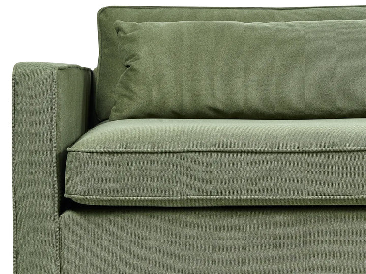 Sofa 3 Seater Fabric Green Tina