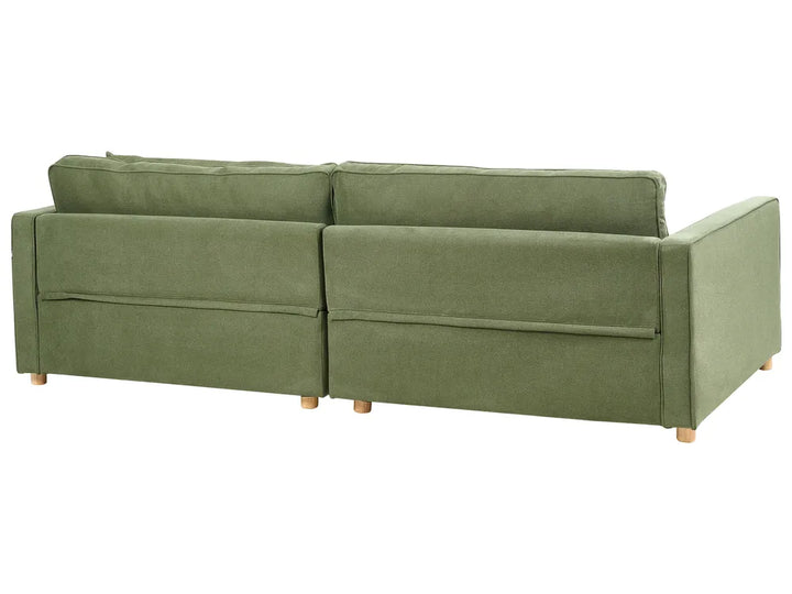 Sofa 3 Seater Fabric Green Tina