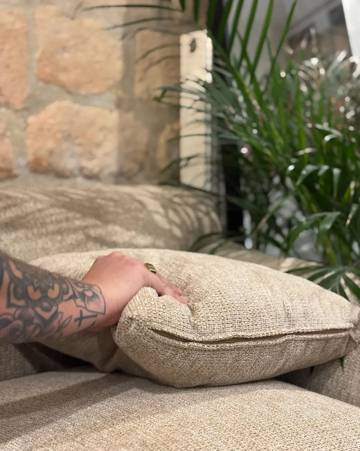 Sofa 3 Seater Beige Collington