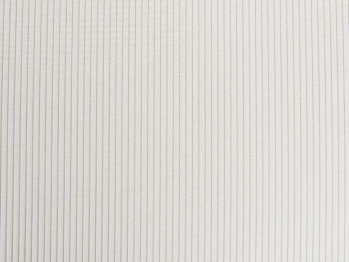 Corner Sofa Bed 3 Seater Corduroy Off-White Right Hand Middale