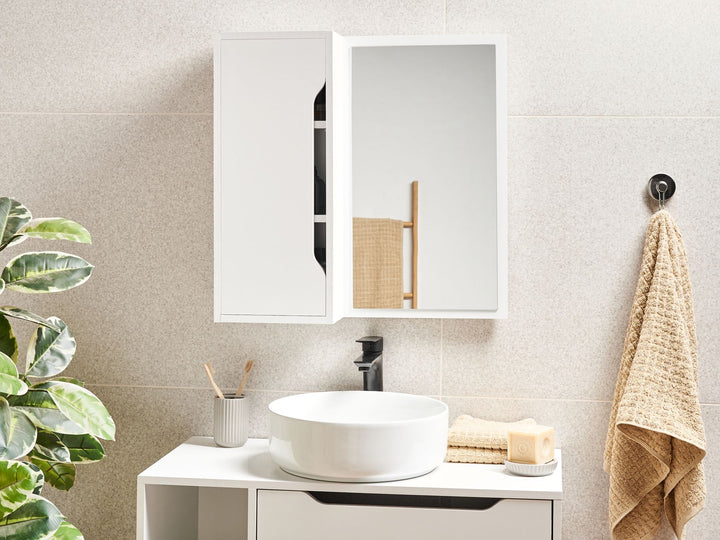 Wall Cabinet 60 cm 60 cm White Palmas