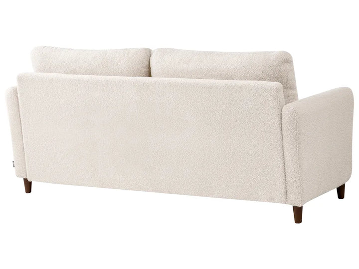 Sofa 3 Seater Boucle Beige Arlo