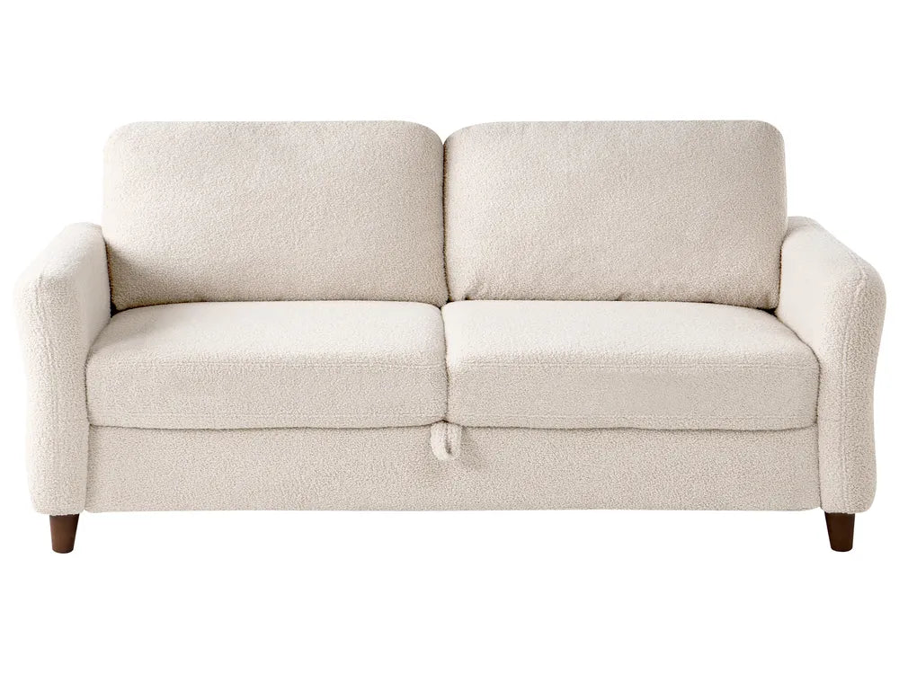 Beige sofa on a white background
