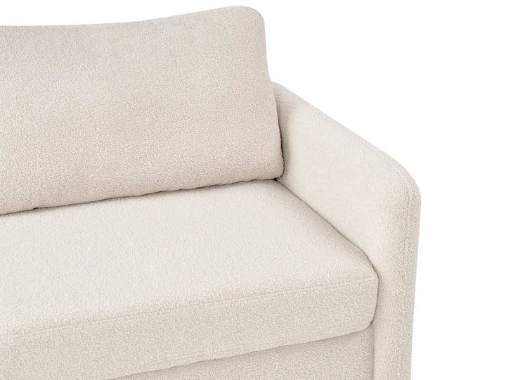Sofa 3 Seater Boucle Beige Arlo