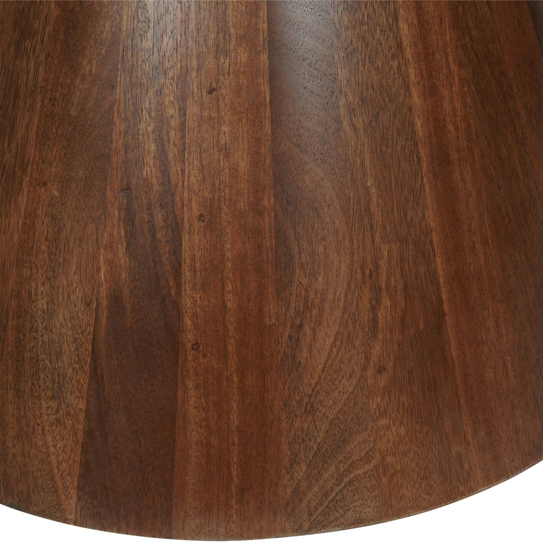 Libra Monterey Round Dark Wood Dining Table