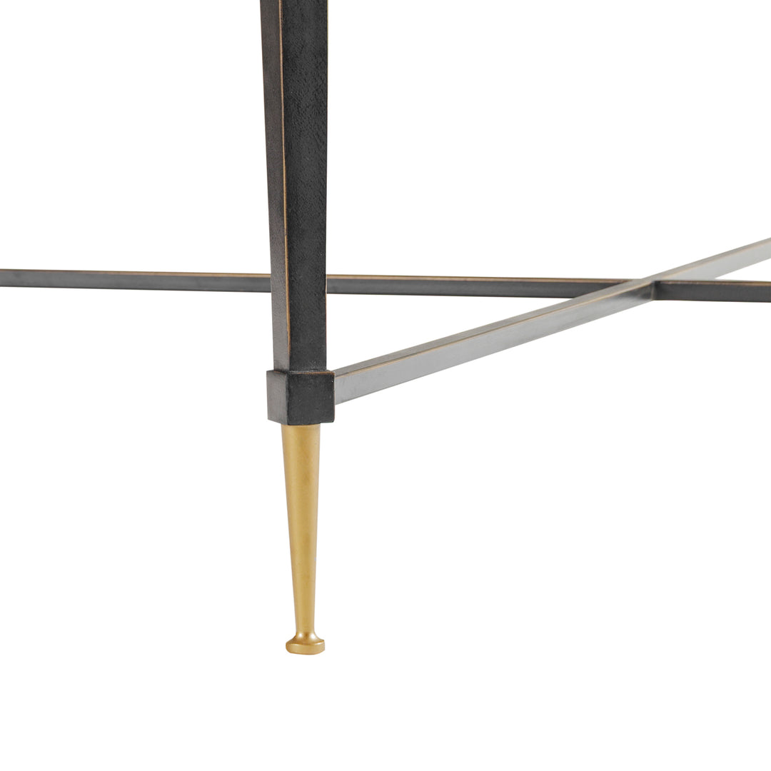 Libra Stella Square Glass Coffee Side Table