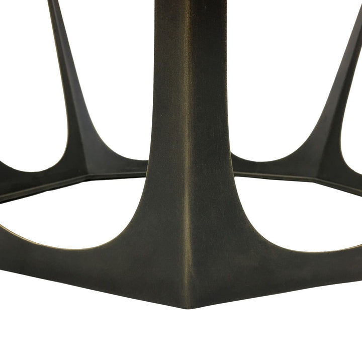 Libra Catalan Bronze Gilded CoffeeTable with Glass Top