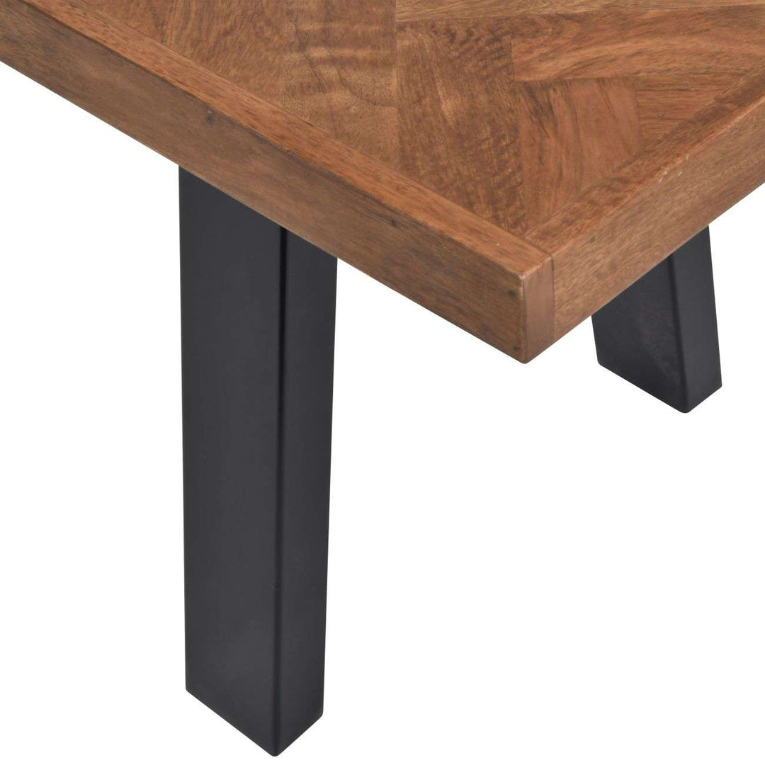 Libra Burnham II Herringbone Wooden Bench