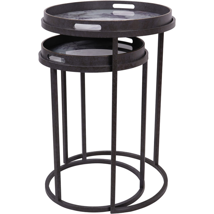 Libra Laura Ashley Linlithgow Set of 2 Side Tray Tables