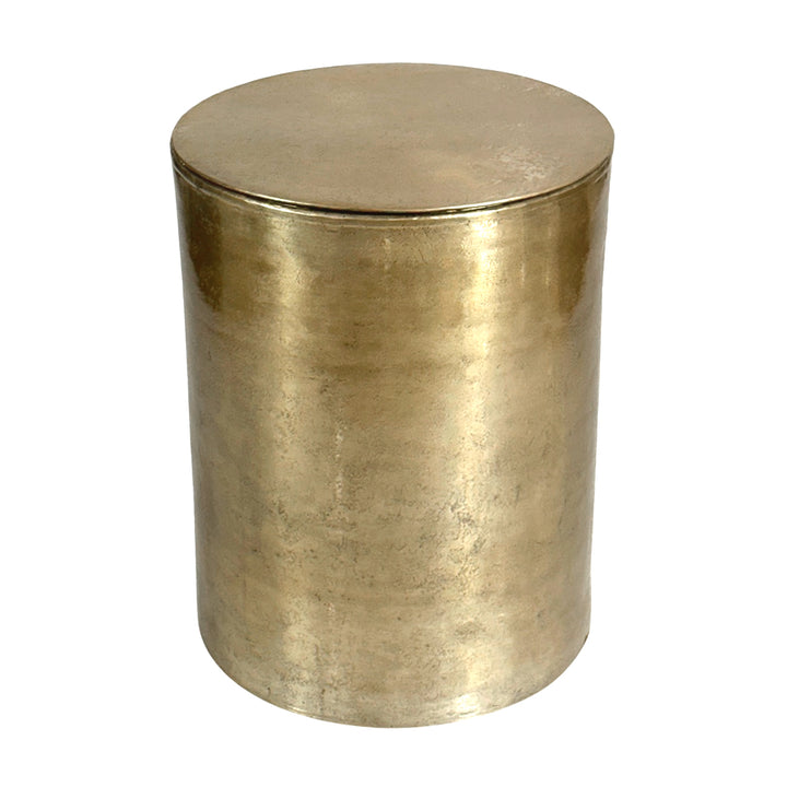 Libra Zander Metal Lidded Storage Side Table 40cm