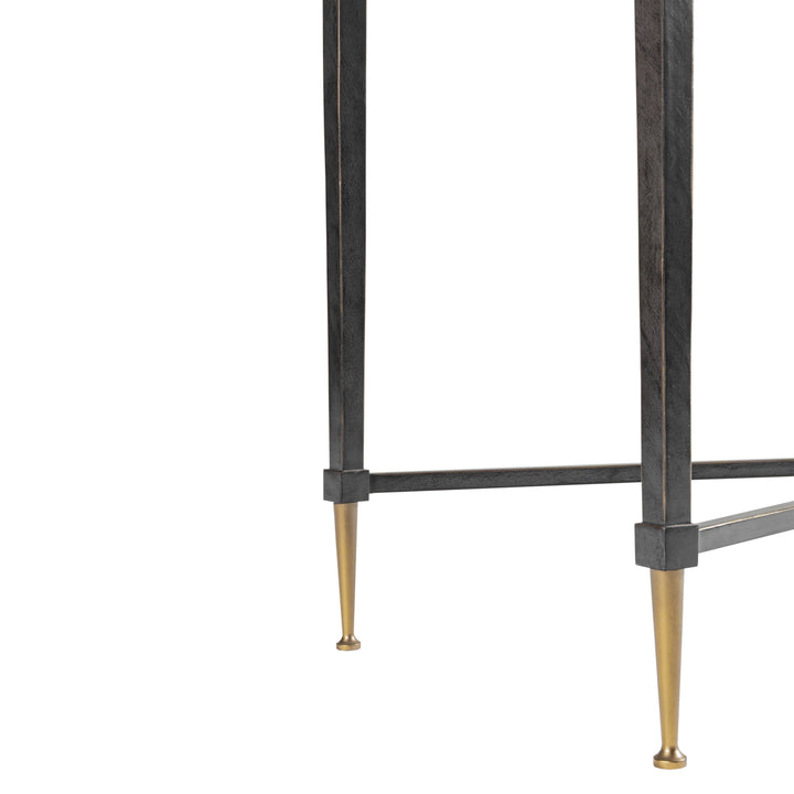 Libra Stella Square Glass Console Side Table