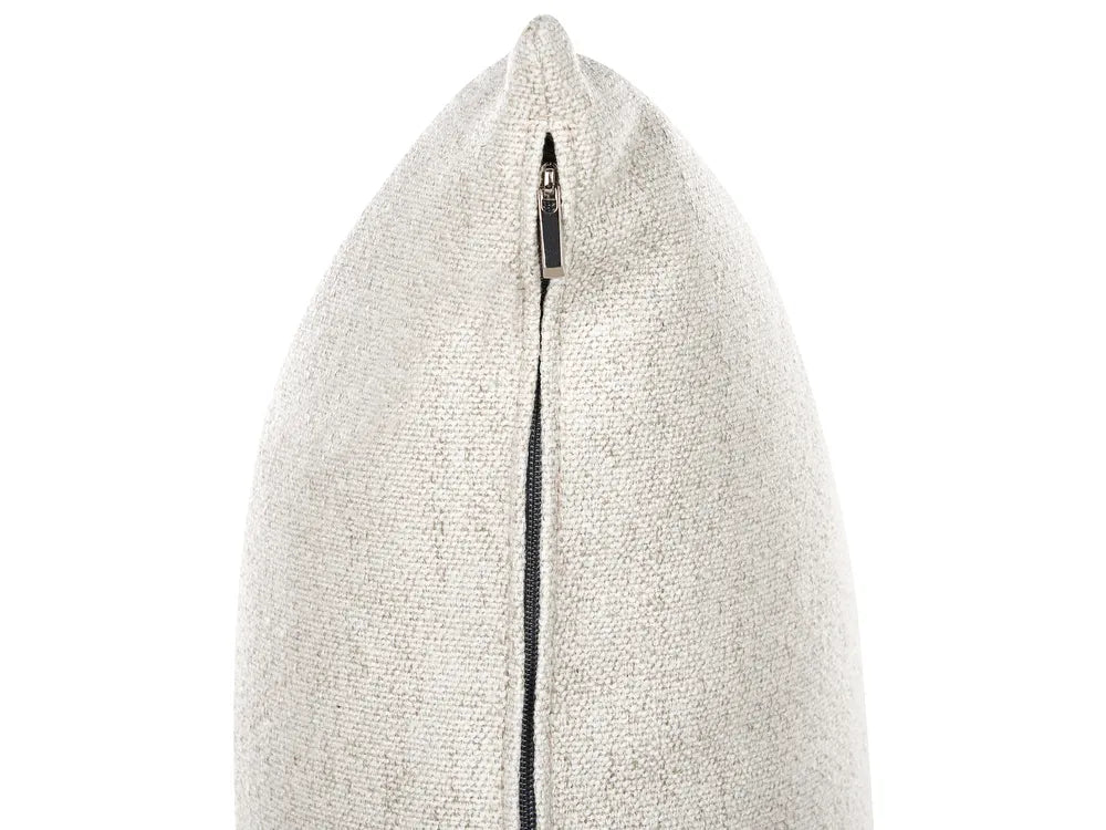 Sofa 3 Seater Fabric Light Beige Jossilynn