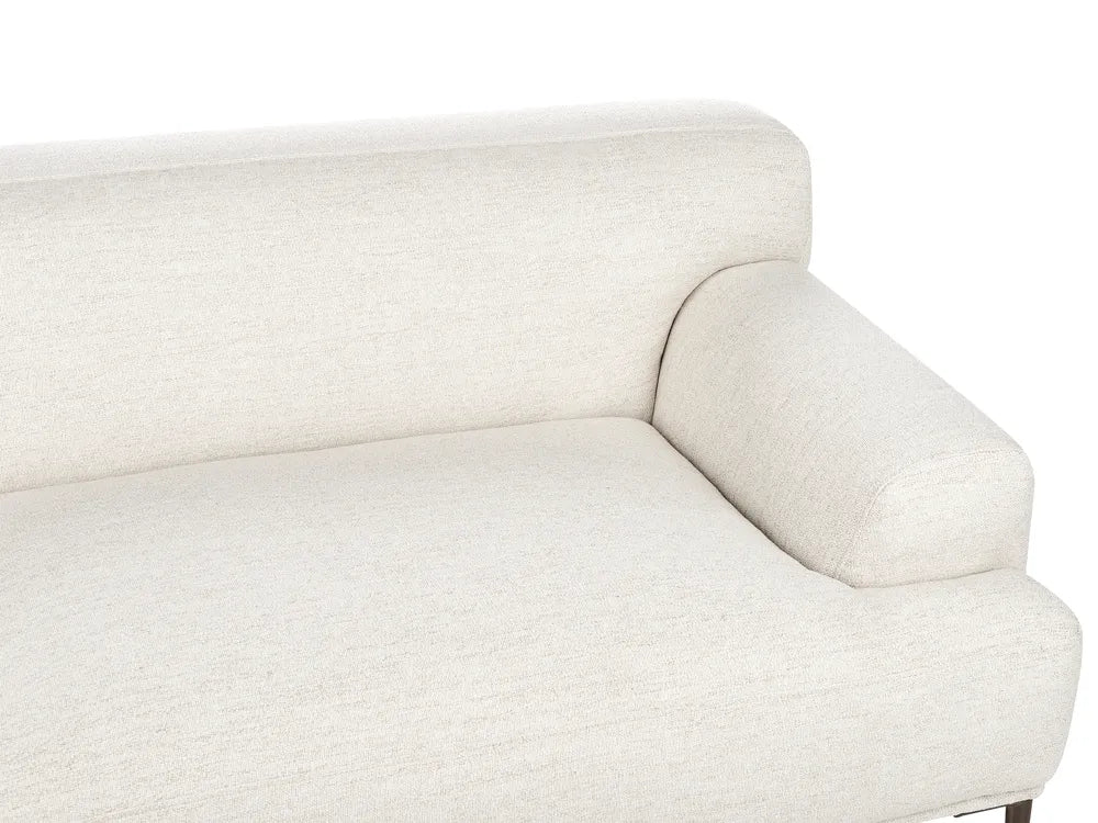 Sofa 3 Seater Fabric Light Beige Jossilynn
