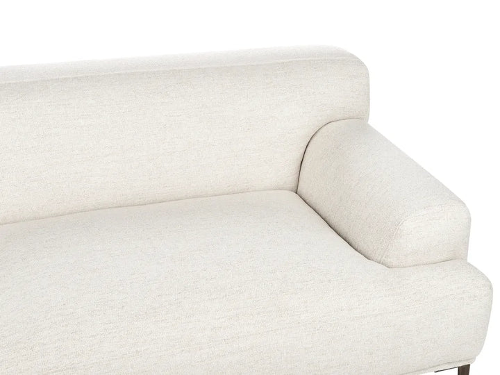 Sofa 3 Seater Fabric Light Beige Jossilynn