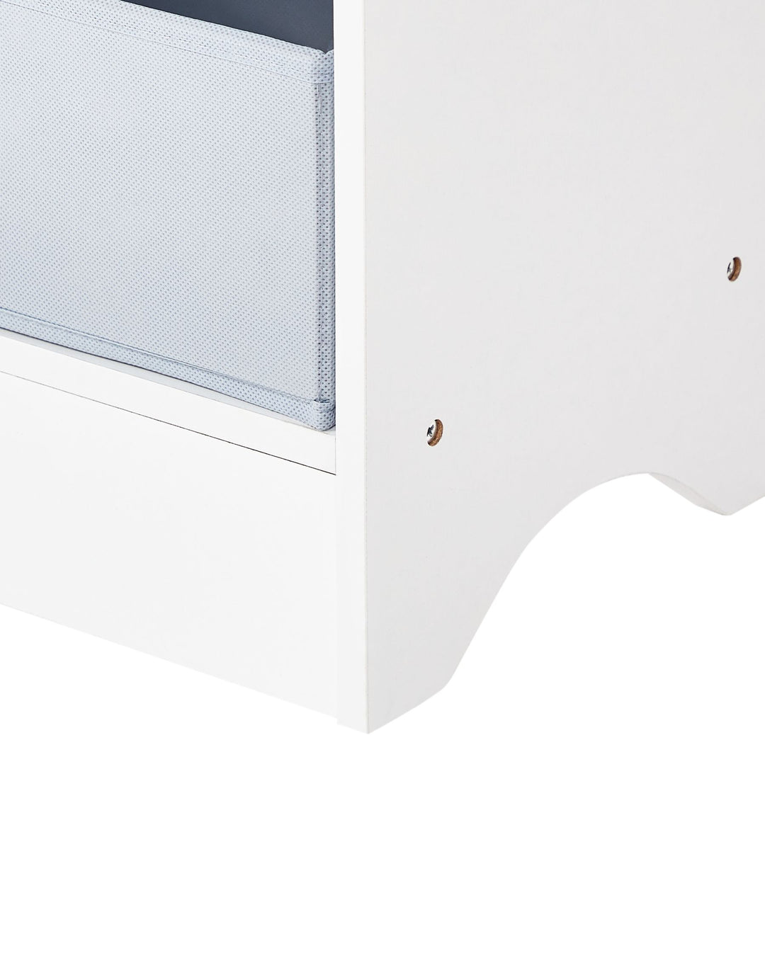 3 Tier Bookcase 74 cm White Galilea