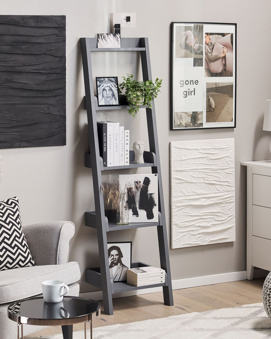5 Tier Shelving Unit 166 cm Grey