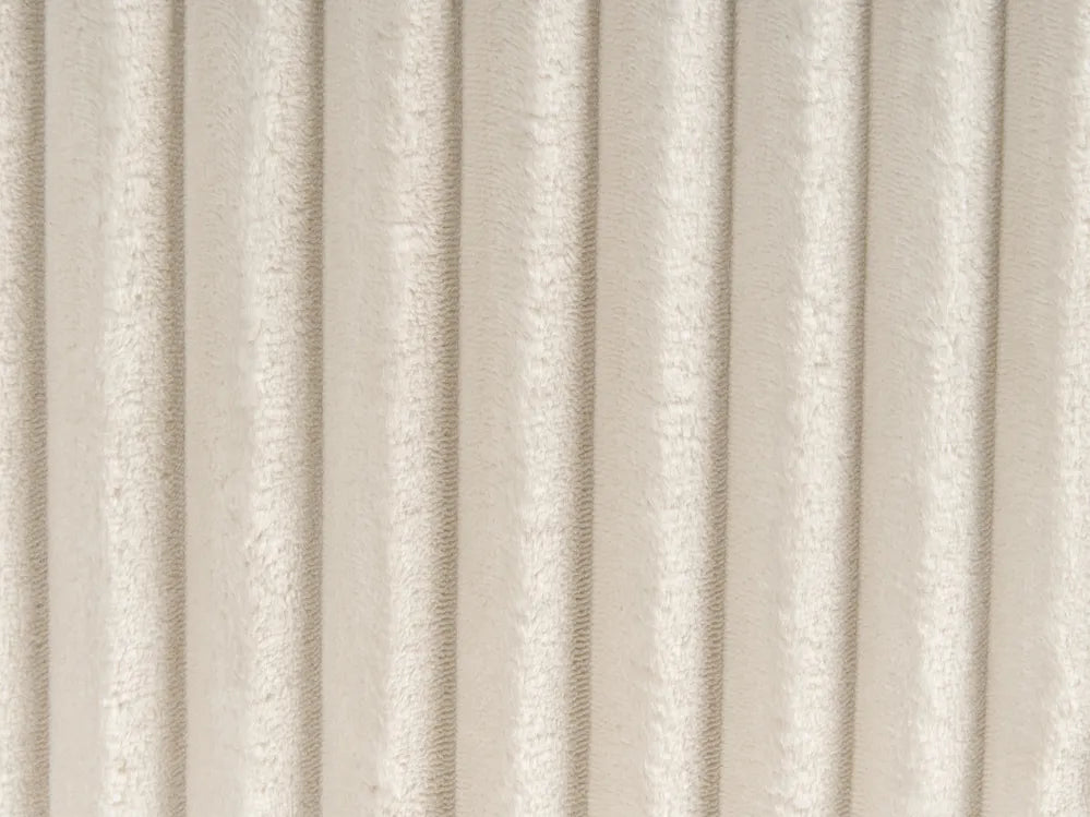 Corner Sofa Corduroy Off-White Left Hand Scarlet