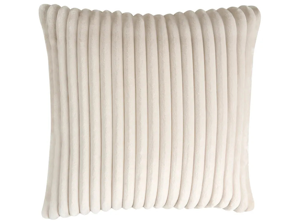 Corner Sofa Corduroy Off-White Left Hand Scarlet