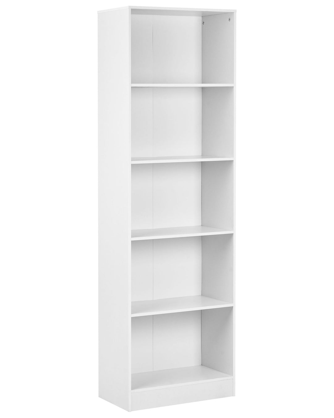5 Tier Bookcase 174 cm White Stewart