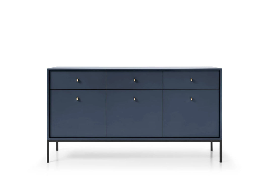 Large Sideboard Cabinet Navy Mono