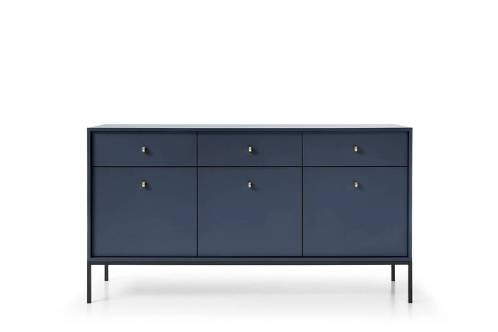 Large Sideboard Cabinet Navy Mono