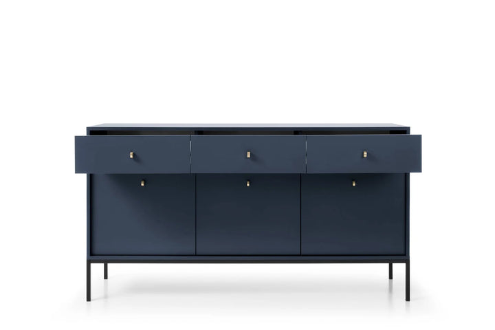 Large Sideboard Cabinet Navy Mono