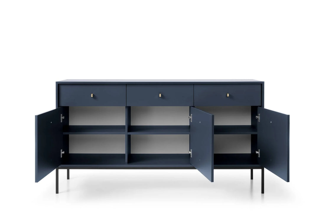 Large Sideboard Cabinet Navy Mono