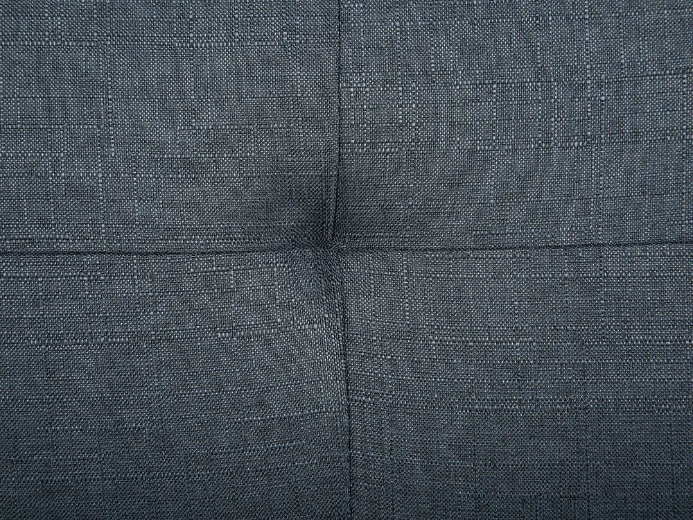 Sofa Bed 3 Seater Fabric Dark Blue Walenty