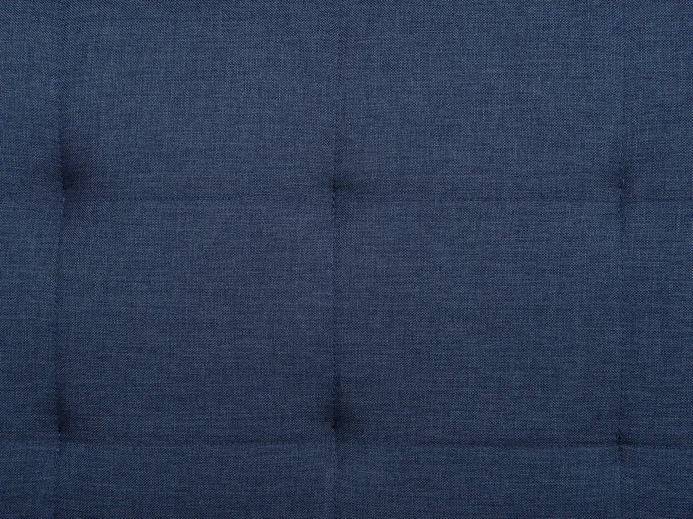 Sofa Bed 3 Seater Fabric Dark Blue Viradis