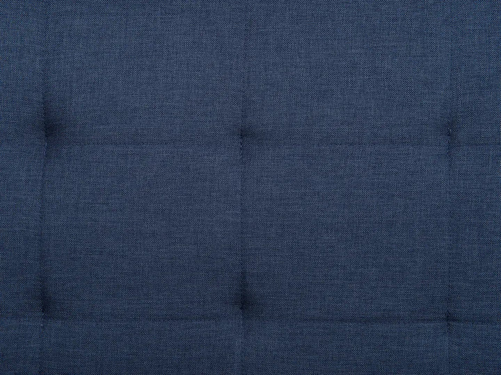 Sofa Bed 3 Seater Fabric Dark Blue Viradis