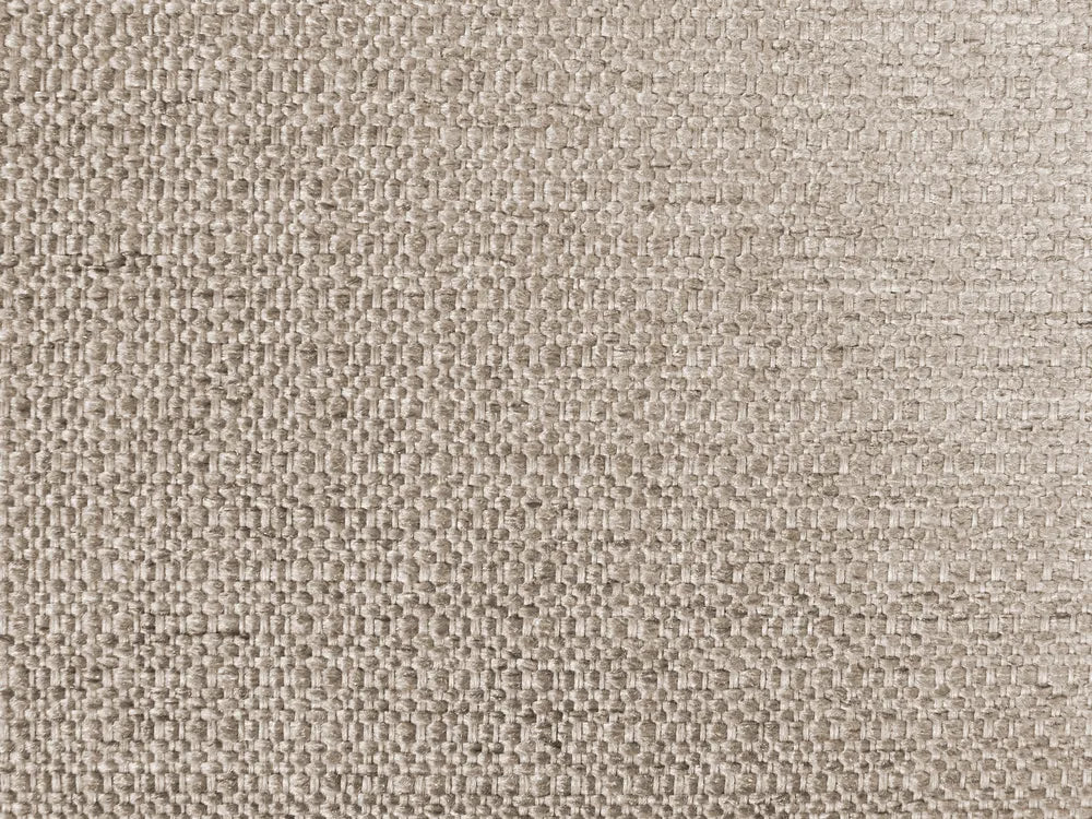 Sofa 3 Seater Fabric Beige with Ottoman Macalla