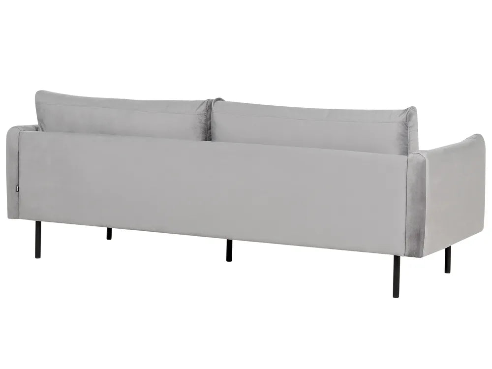 Sofa 3 Seater Velvet Grey Praylow